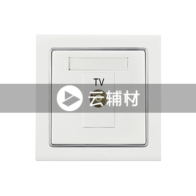 AN301 一位电视插座 (白色)