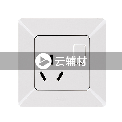 AP22853-WW 一位三极带开关插座 16A