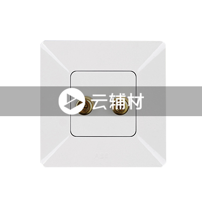 AP34144-WW 2端子音响插座