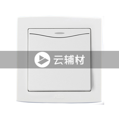 AS131一位单控带装饰线开关 10AX