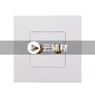 AU34144-WW 2端子音响插座