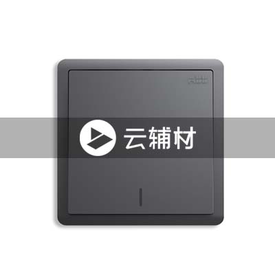 AQ105-EG一位双控带荧光开关 10AX，灰色 