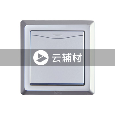 AE131-S 一位单控带装饰线开关（银色） 10AX