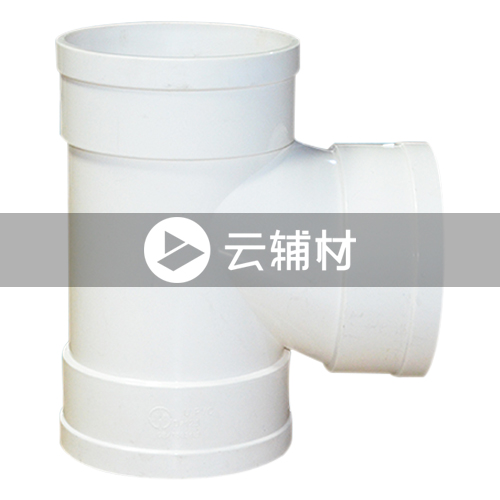 金牛PVC-U排水管件 等径顺水三通200mm