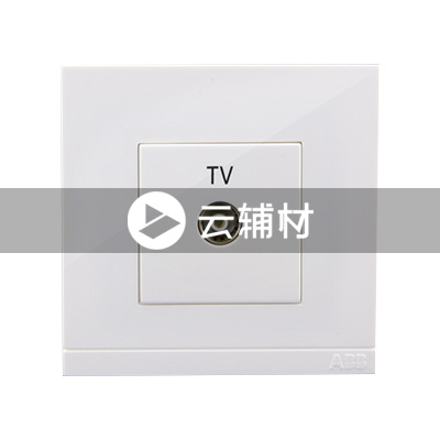 AG30144-WW 一位电视插座