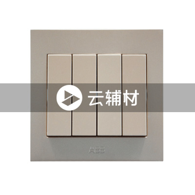 AH104-PG 四位单控开关10AX