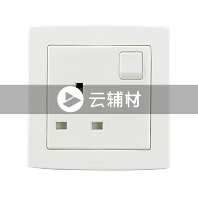 AL209一位英标三极带开关插座 15A