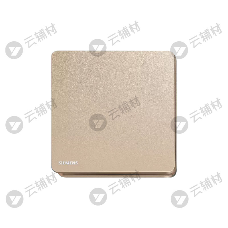 西门子睿致玫瑰金16AX一位双控开关