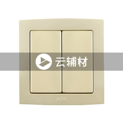 AL102-PG 二位单控开关（珍珠金）