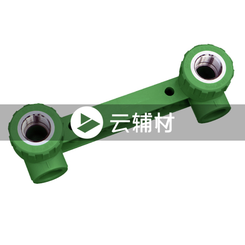 伟星绿色PPR 连体双内螺弯头25*1/2