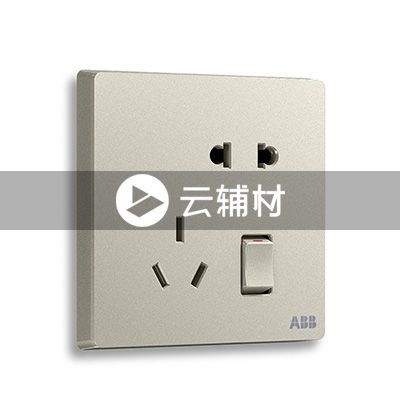 AF225-CS二位中标带开关二三极插座 10A