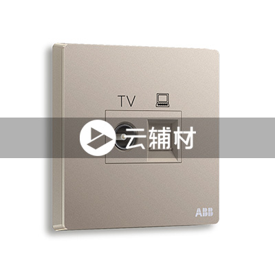 AF334-PG二位电视/6类电脑插座RJ45