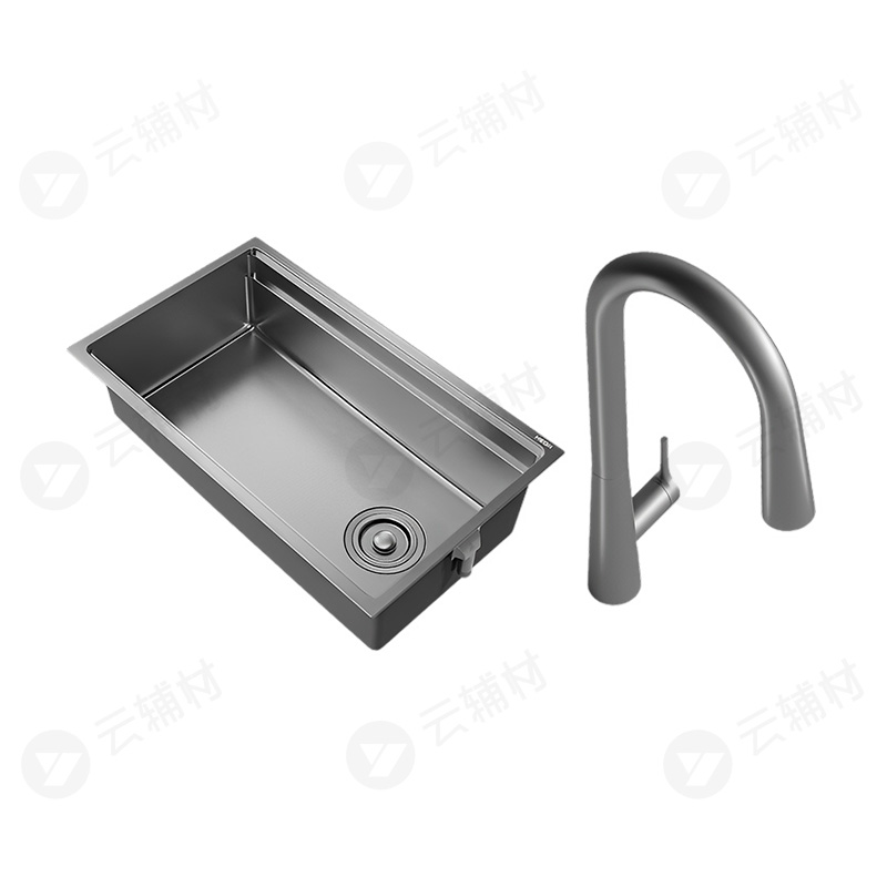 恒洁不锈钢洗菜盆75*45CM