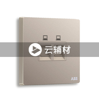 AF329二位6类电脑插座RJ45